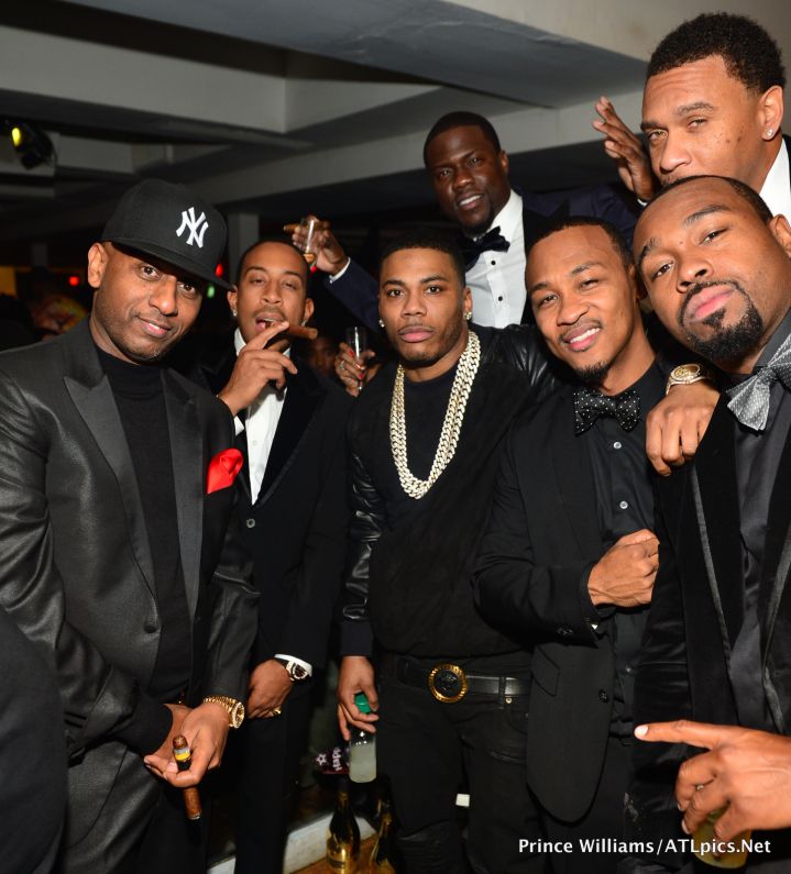 Alex Gidewon Ludacris Nelly Kevin Hart and Guests