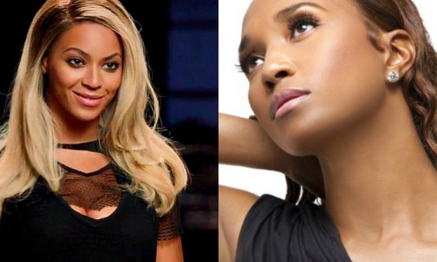 Beyonce and Chilli Split screen