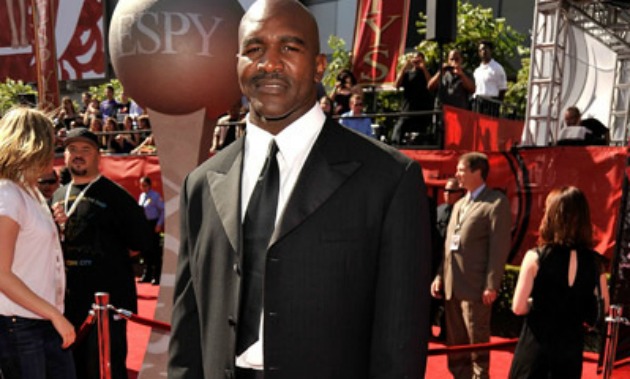Evander Holyfield Red cArpet