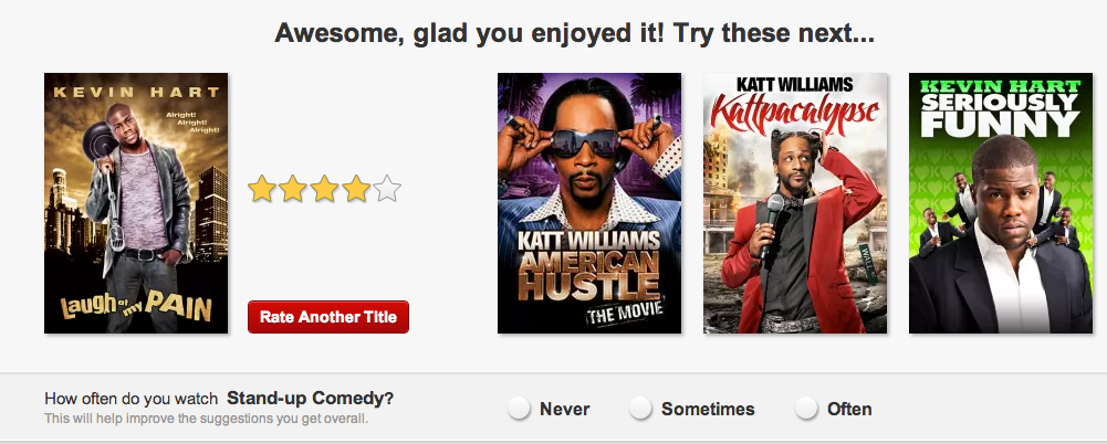 netflix suggestions