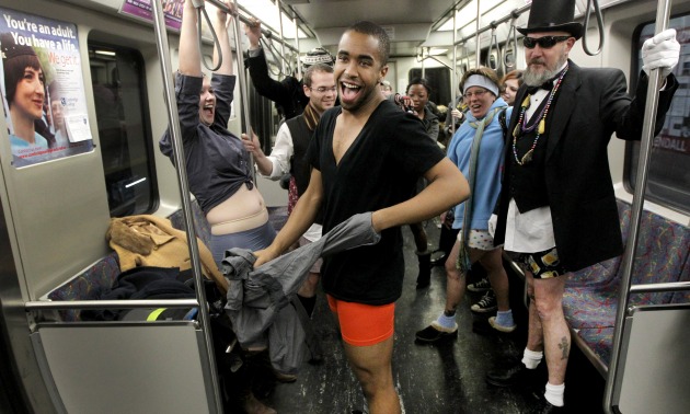 no pants subway ride