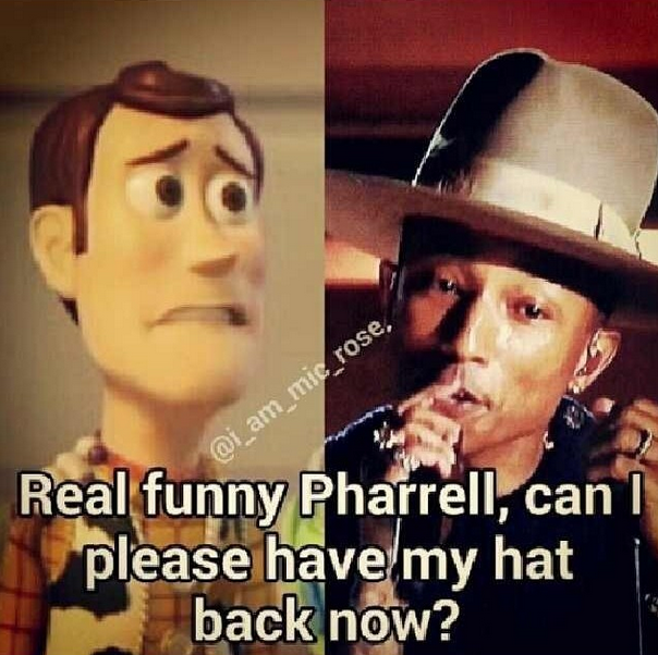 pharrellgrammyhatwoody
