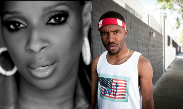 mary J. Blige /Frank Ocean Split screen