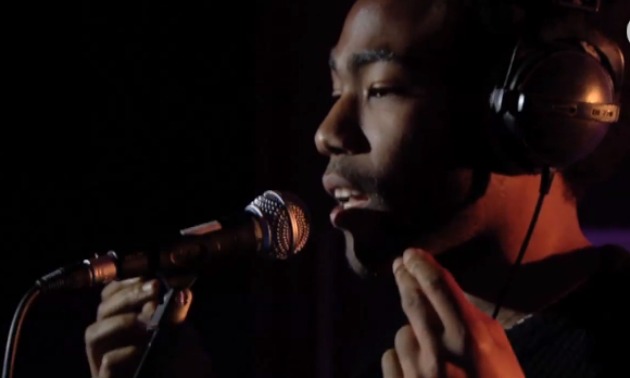 Childish Gambino performing