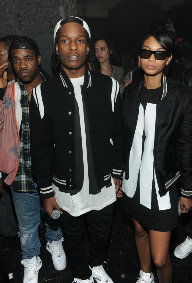 A$AP Rocky And Chanel Iman