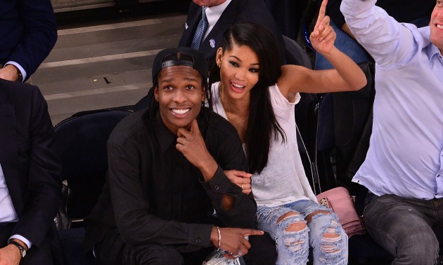 A$AP Rocky And Chanel Iman