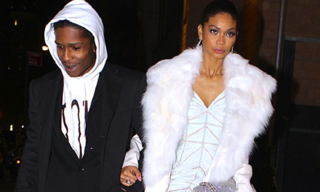 A$AP Rocky And Chanel Iman