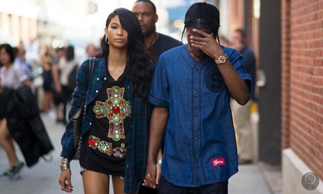 A$AP Rocky And Chanel Iman