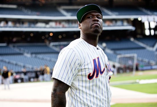 Curtis "50 Cent" Jackson Visits Citi Field