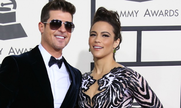 Paula Patton gives Robin Thicke the boot