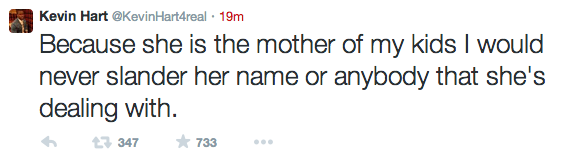 Kevin hart ex wife tweets