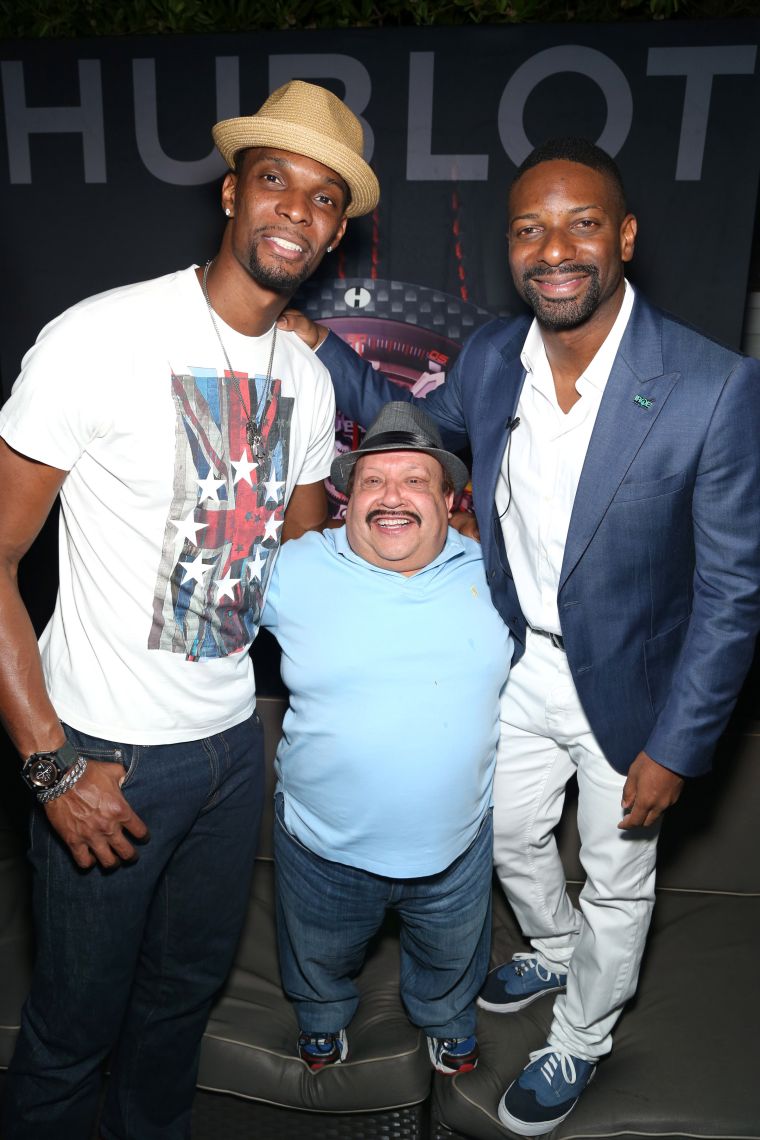 Chris Bosh, Chewie and DJ Irie