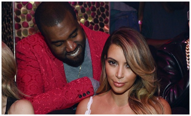 Kim Kardashian Kanye West Getty