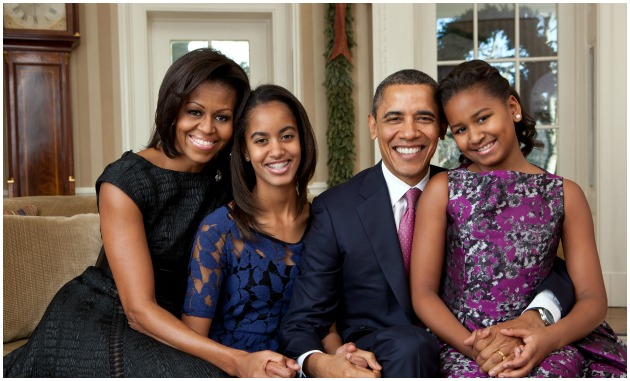 The Obama Family Getty