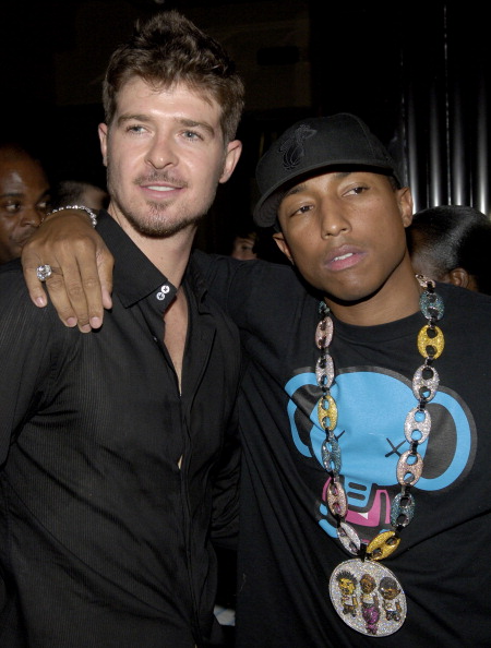 Listening Party for Robin Thicke Hosted by Coach with Special Guest Pharrell Williams