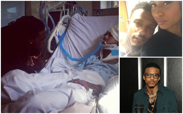 August Alsina Hospital Pics Getty IG