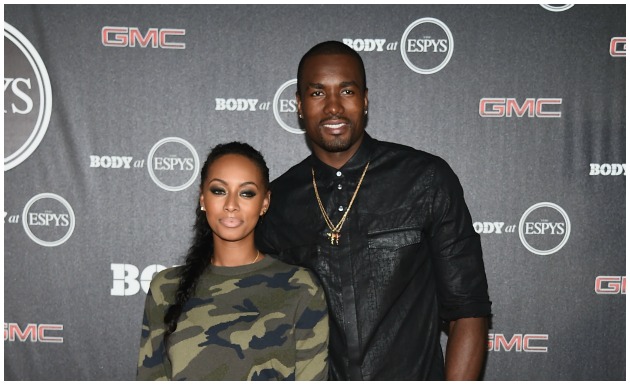Keri Hilson and Serge Ibaka Getty