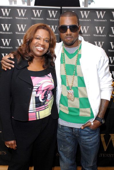 US hip-hop star Kanye West attending a b.