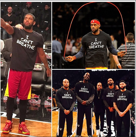 Bron, Kyrie & Nets #ICantBreatheTee