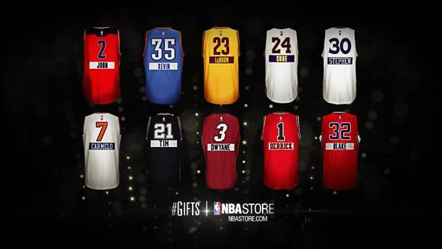 NBA Christmas Jerseys
