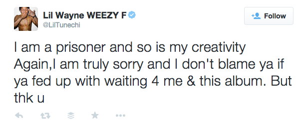 lil wayne cash money tweet