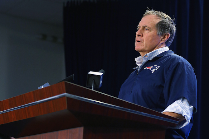 New England Patriots Head Coach Bill Belichick Press Conference