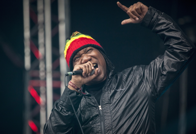 The American rapper KRS-One pictured live on stage at the German outdoor festival Splash Festival 2013. Germany 2013.
