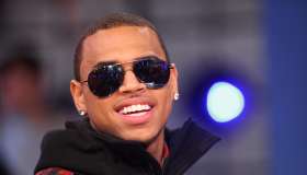 Chris Brown Visits BET's '106 & Park'