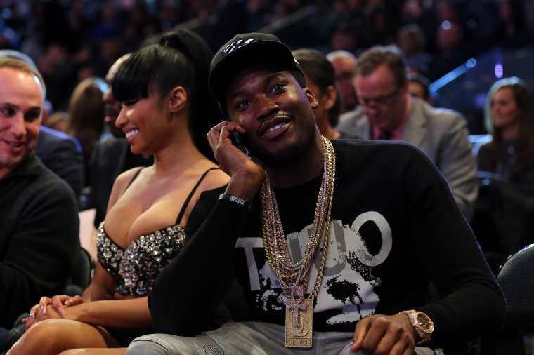 Meek Mill & Nicki Minaj At All-Star Weekend