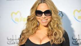 American singer Mariah Carey poses durin