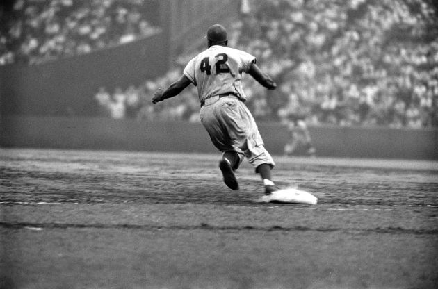 Dodger Jackie Robinson changed baseball in many ways.