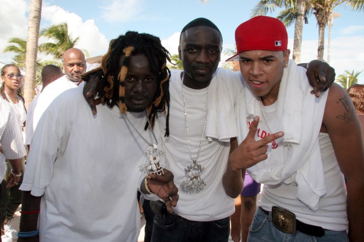 Chris Brown, T-Pain & Akon In 2005
