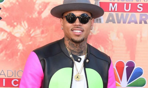 Chris Brown Gets Done Up For iHeartMusic Awards