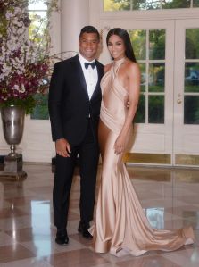 Russell Wilson and Ciara at White House State Dinner