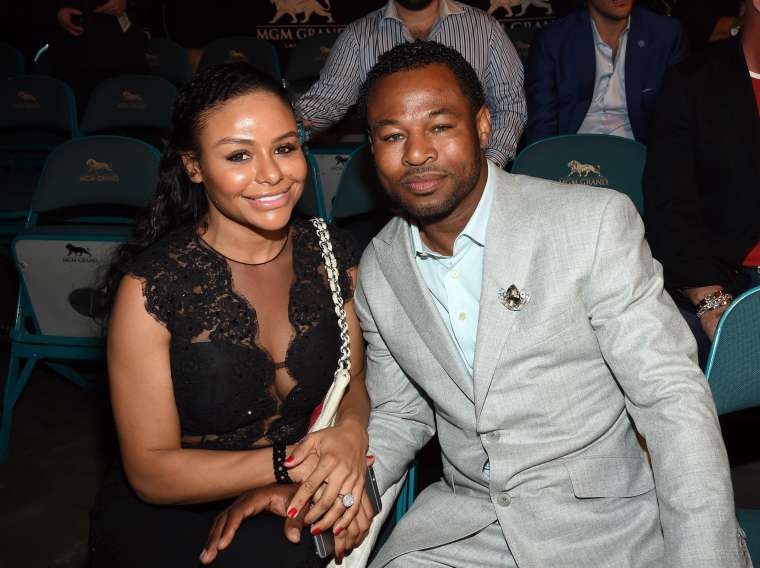 Boxer Shane Mosley and Bella Gonzalez