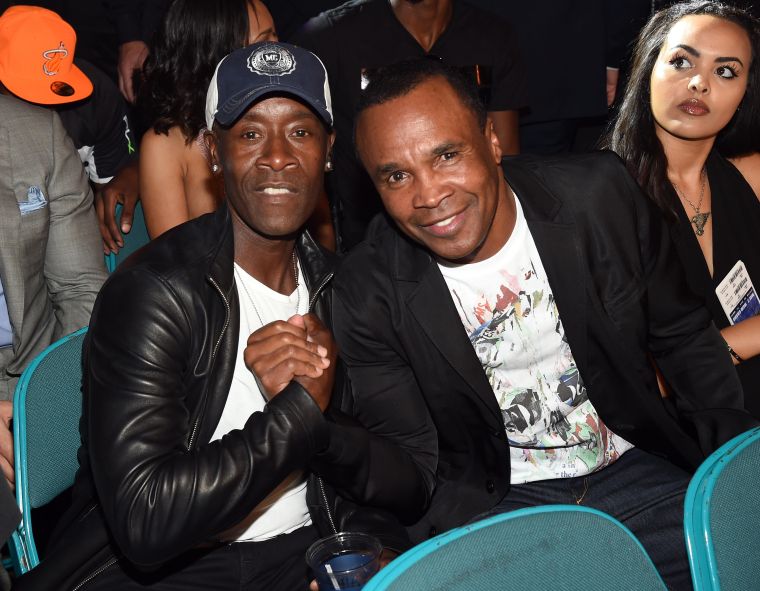 Don Cheadle and Sugar Ray Leonard
