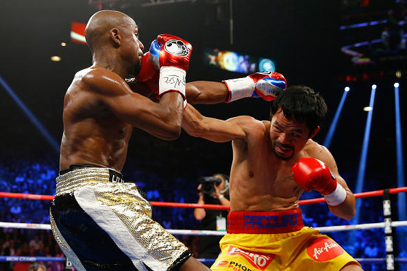 Floyd Mayweather Jr. and Manny Pacquiao