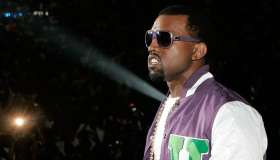 Kanye West at Birthday Bash