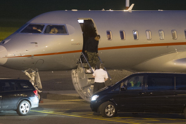 Jay Z arrives in Antwerp