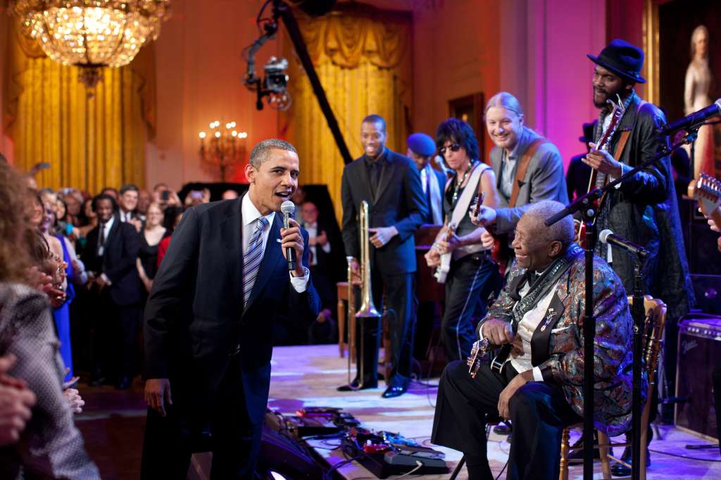 Obama Attends In Performance at the White House: Red, White and Blues