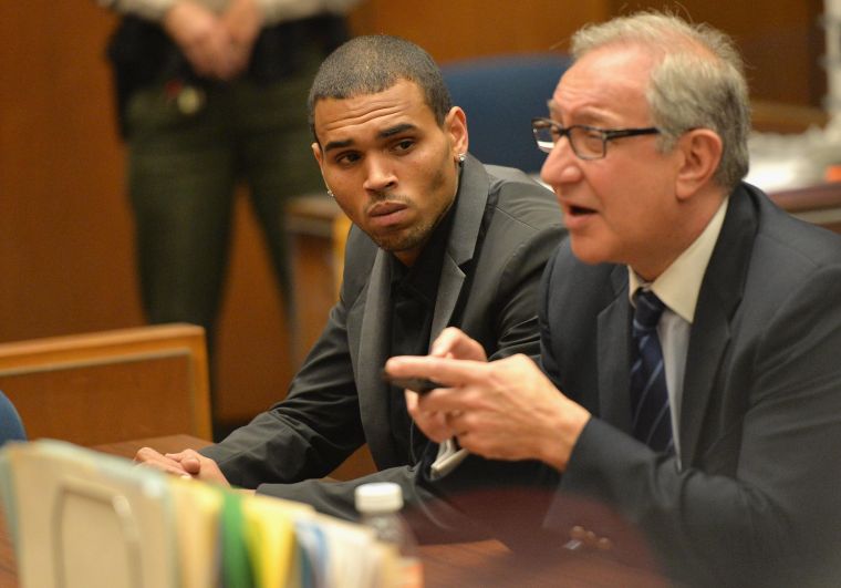 Chris Brown In Court For Assaulting Rihanna