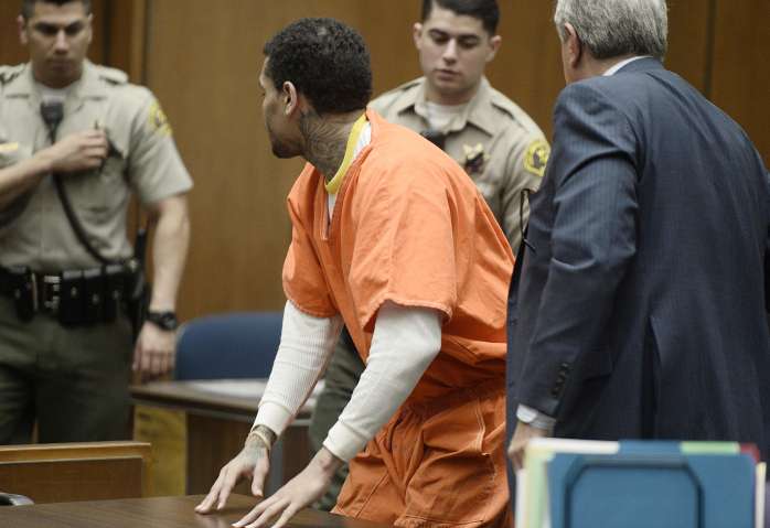 Chris Brown Court Appearance