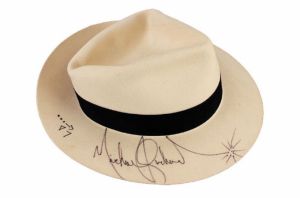 Michael Jackson signed Smooth Criminal hat