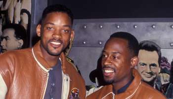 Will Smith and Martin Lawrence Present Memoriabilias from their Movie 'Bad Boys' to Planet Hollywood