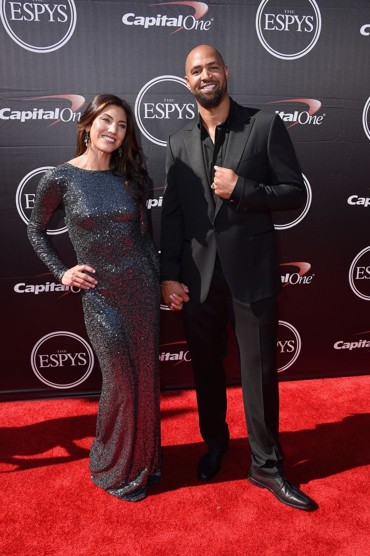 Hope Solo and NFL player Jerramy Stevens