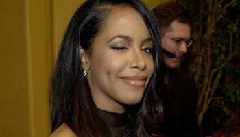 US recording artist Aaliyah arrives for the premie