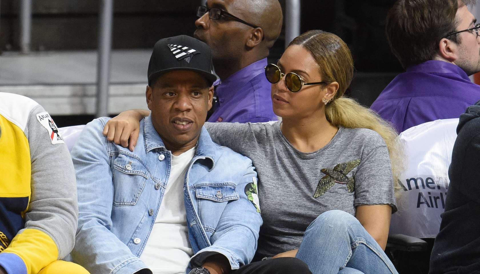 Celebrities At The Los Angeles Clippers Game