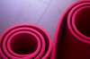 Red gym aerobics pilates yoga exercise mats