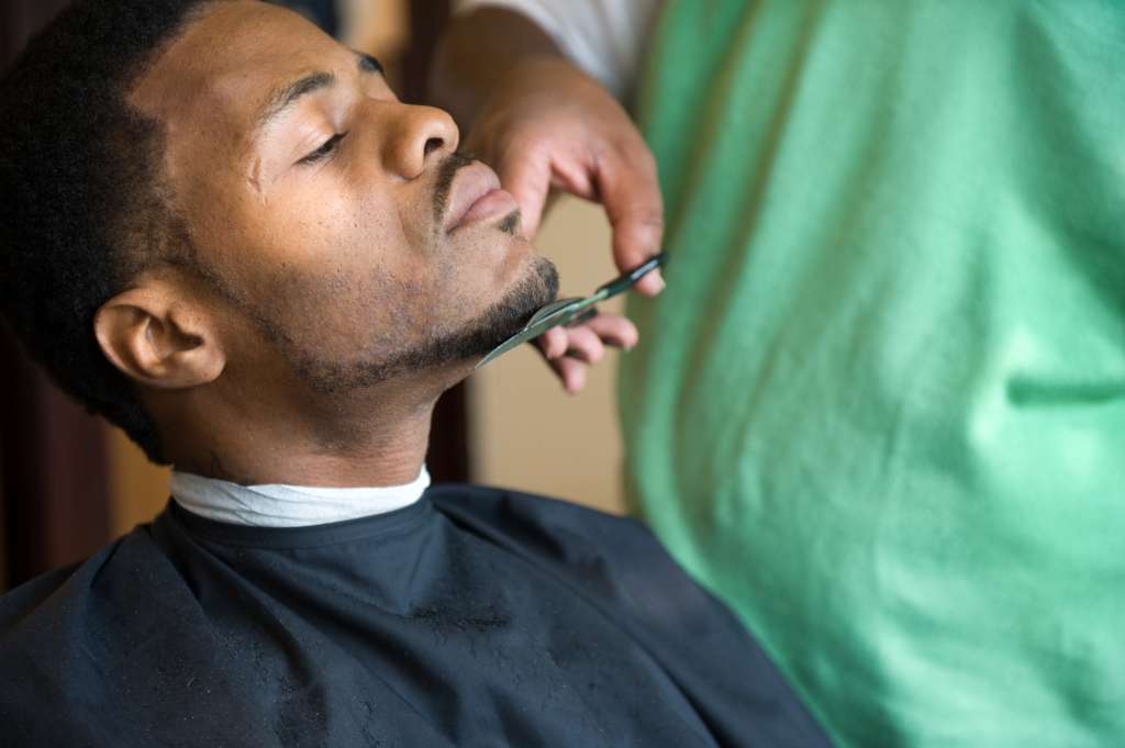 African American Barber Shop Trim