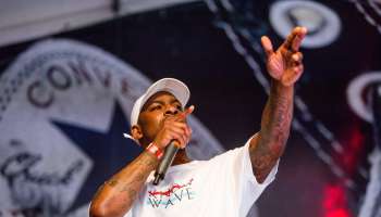 Skepta performs onstage at The FADER FORT Presented by Converse during SXSW on March 19, 2015 in Austin, Texas.